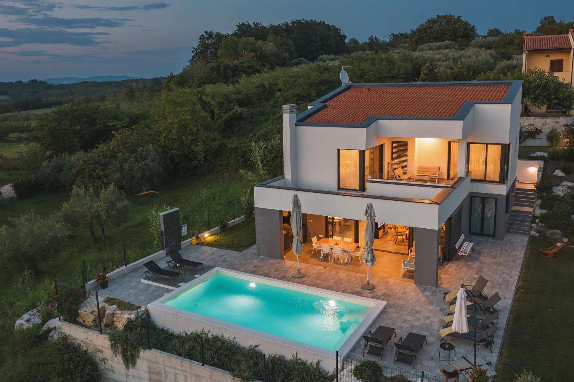Boiky - Private Pool And Amazing Sea View, Istria Villa Materada